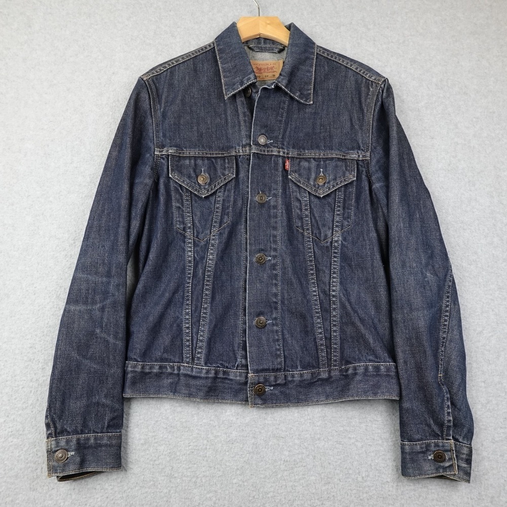 Vintage Levi's Denim Jacket Mens M Classic Blue Jean Trucker Made in Croatia